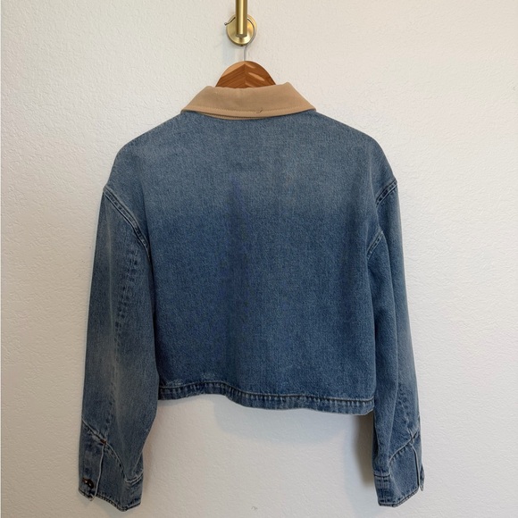 Sandro Blue Denim Jacket - Picture 3 of 3